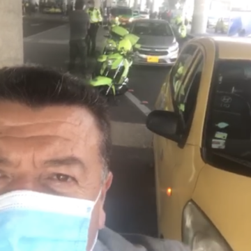 Mensaje a los taxistas de Hugo Ospina desde el Aeropuerto El Dorado