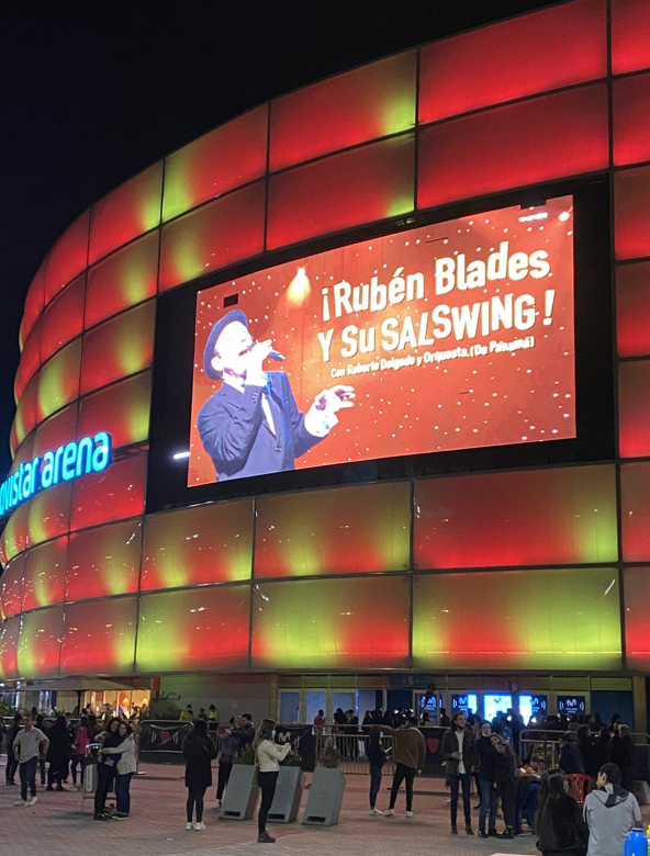 Gracias  a Movistar por el concierto de Rubén Blades en “Movistar Arena”