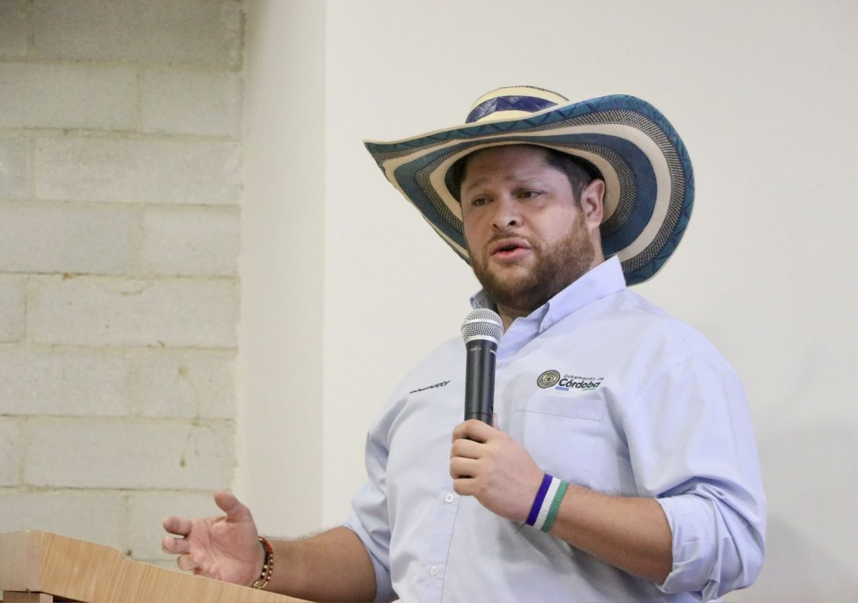 CÓRDOBA 21 OCTUBRE 2023 El presidente no quiso escuchar la voz del gobernador de Córdoba: Benítez Mora