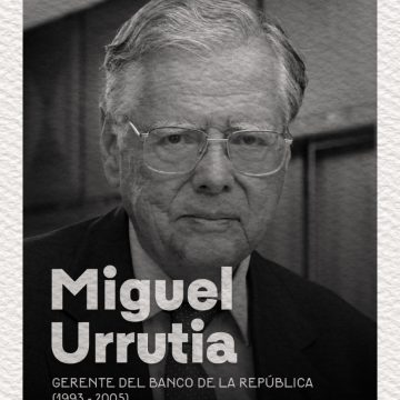 Miguel Urrutia, gerente del Banco de República entre 1993 y 2005