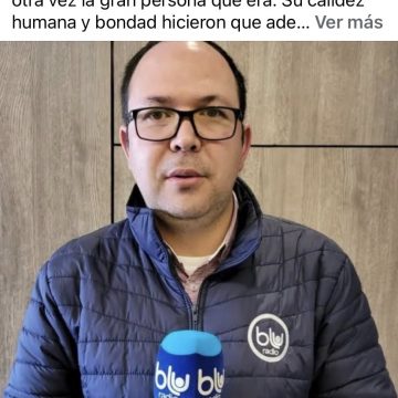 Despedida al periodista Kenneth Torres