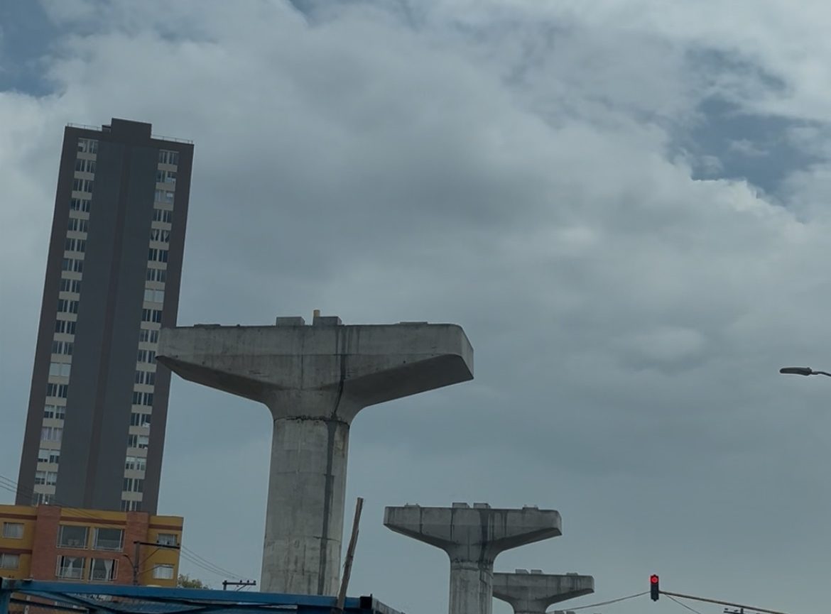 Obras del Metro en Bogotá