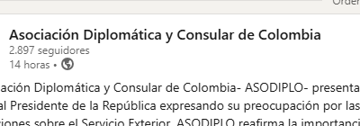 CARTA ABIERTA DEL CUERPO DIPLOMÁTICO Y CONSULAR DE CARRERA AL SEÑOR PRESIDENTE DE LA REPÚBLICA